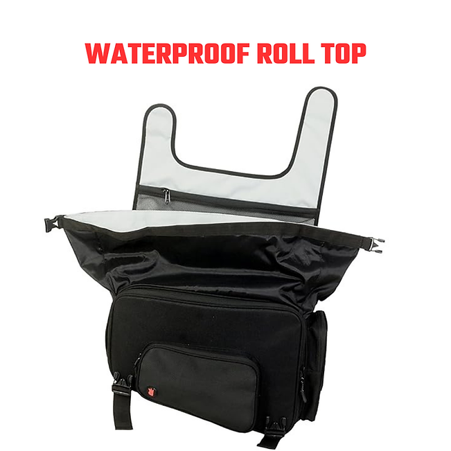 RiderZone Moriri Waterproof Motorcycle Saddlebags 40L (+10L)