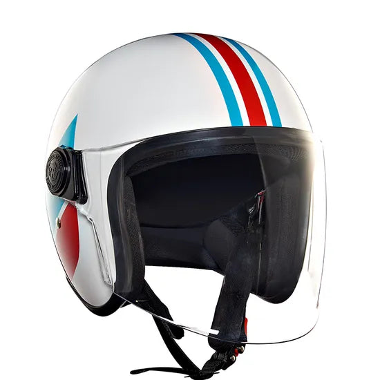 Royal Enfield Hunter Copter Half-Face Helmet-White