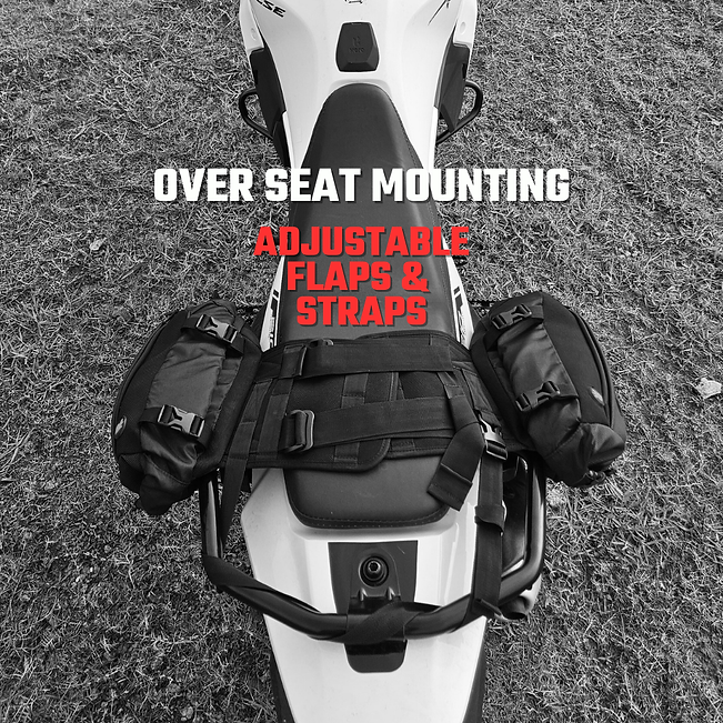RiderZone Karzok Waterproof Motorcycle Saddlebags