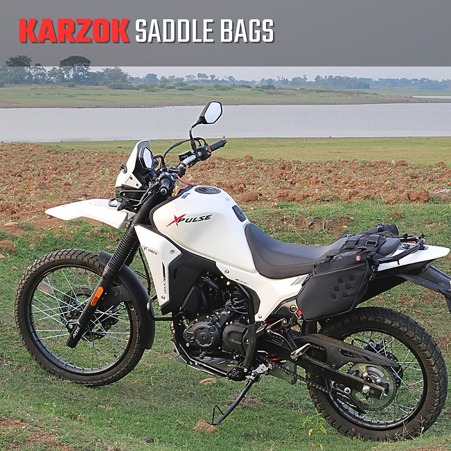 RiderZone Karzok Waterproof Motorcycle Saddlebags