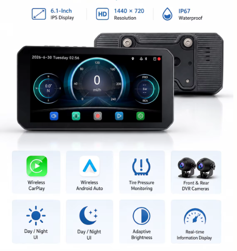 LBC MOTO B3 Elite Dashcam Series with Blind Spot Detection