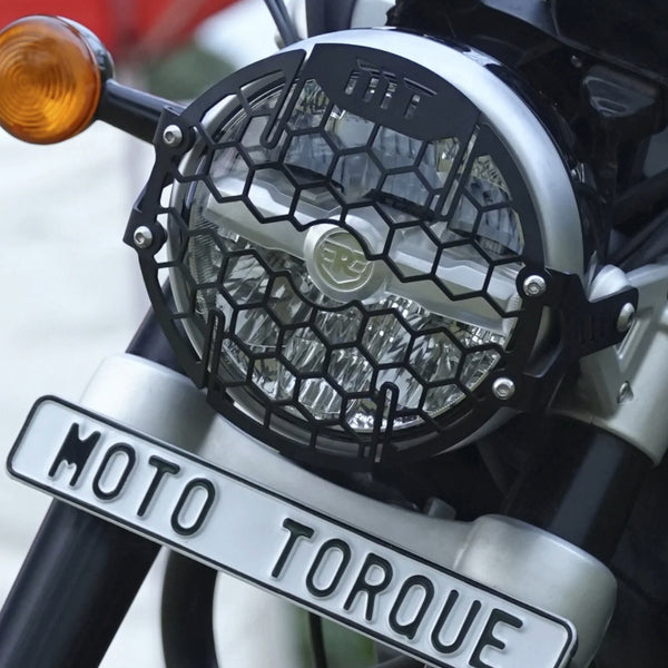 Mototorque - Headlight Grill For Royal Enfield Super Meteor 650