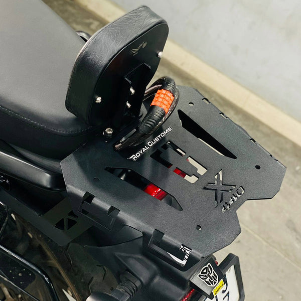 Royal Custom Backrest With Carrier Flat Structure For Harley Davidson X440