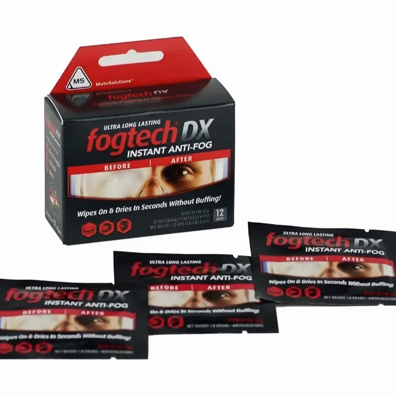 Fogtech Dx - Anti-Fogging Visor Wipes - Motosolutions