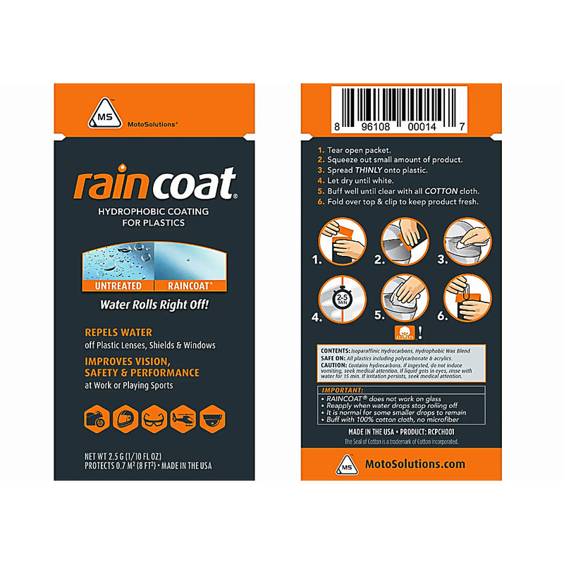 Motosolutions Rain Coat / Rain Proofing Cream