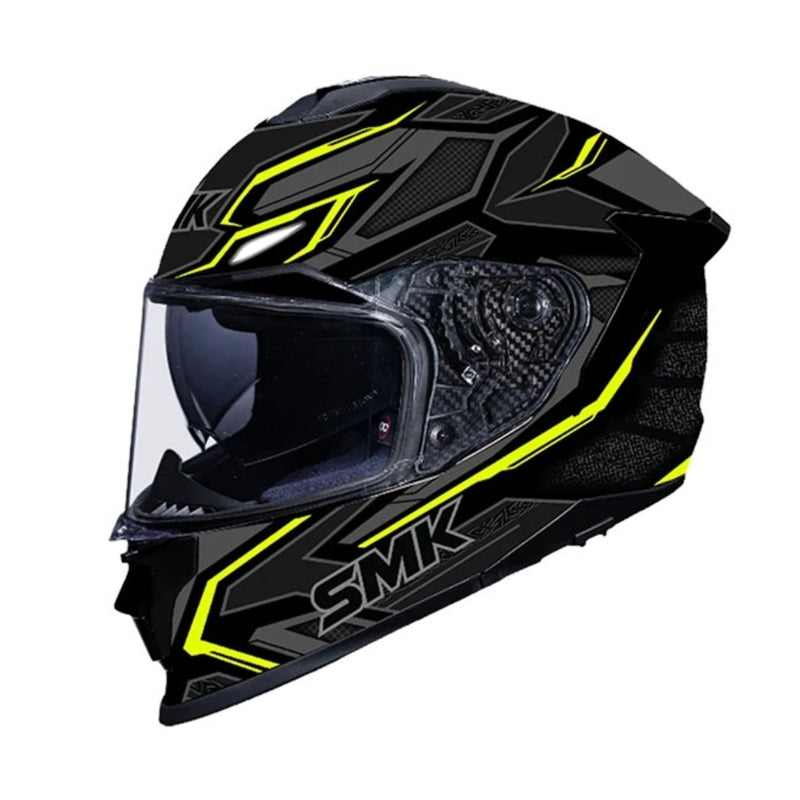 Smk Titan The Panther Matt Black Grey Yellow