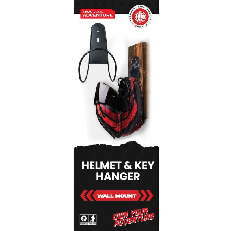 HELMET & KEY WALL HANGER