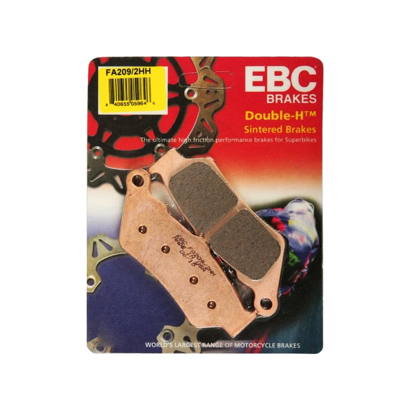 EBC Double-H Sintered Front Brake Pads for Royal Enfield Interceptor 650 (FA209/2HH)