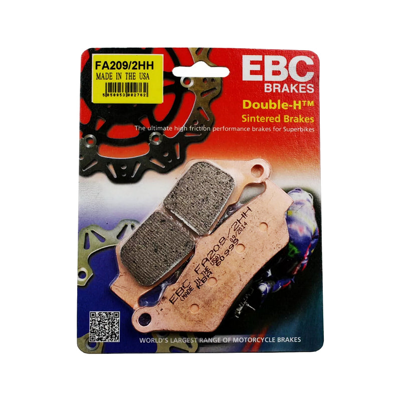 EBC Double-H Sintered Front Brake Pads for Benelli TRK502X (FA209/2HH)