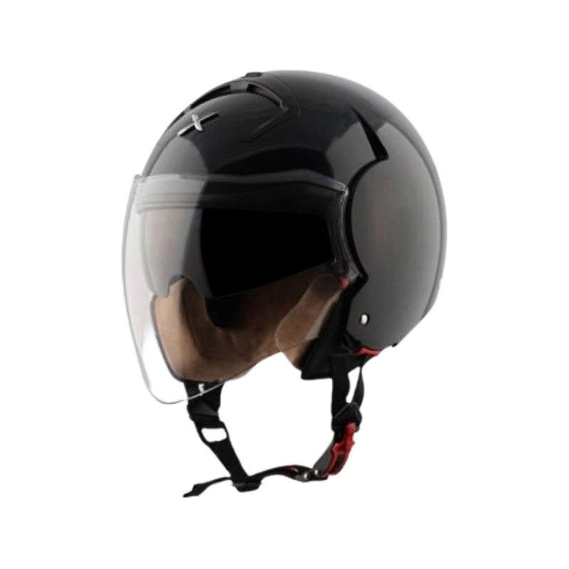 Axor Striker Dual Visor Motorbike Helmet (Black)