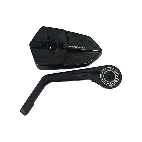 BSDDP Bar End Mirror Diamond Black Premium