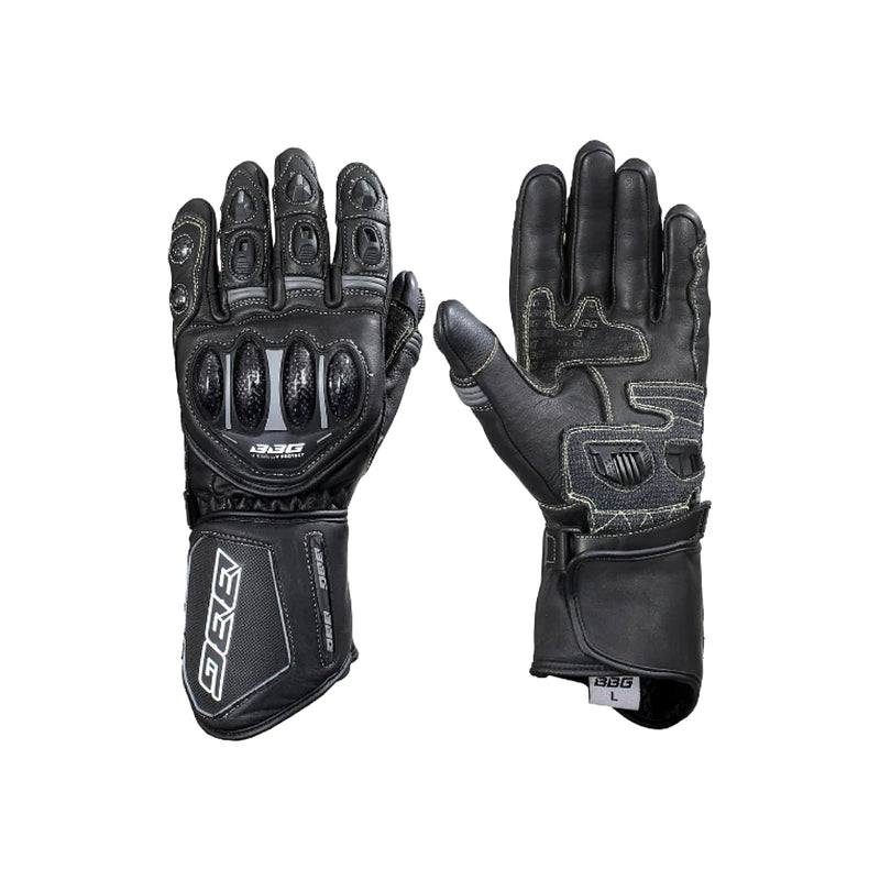 BBG Racer Riding Gloves - Black