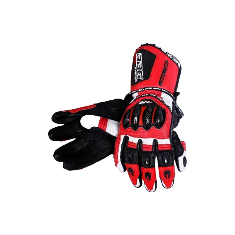 Bbg Racer Full Gauntlet Red Riding Gloves