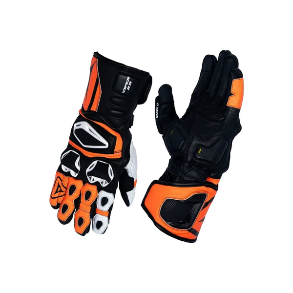 YELLOWGLOVE SHORT GLOVE / RED FLAMES XL