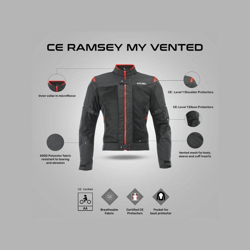 Acerbis Ramsey My Vented – Riding Jacket