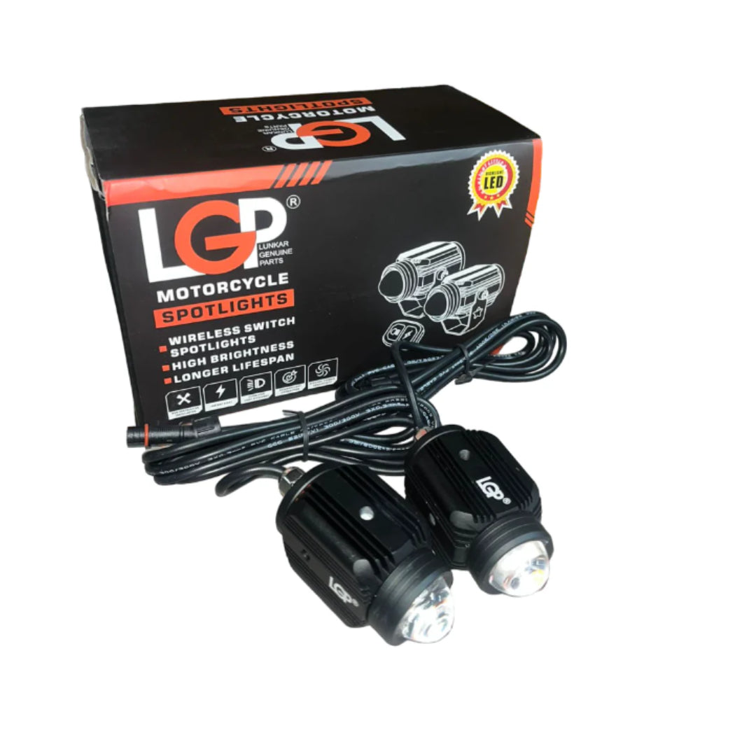 LGP DK16 Auxiliary Lights – 7000LM | 45W | IP67 | For All Motorcycles