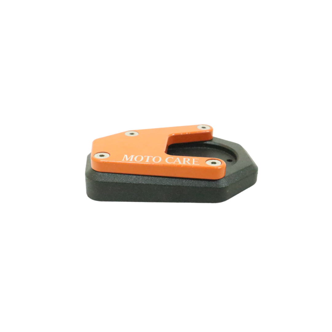 MotoCare CNC Side Stand Extender (Orange) FOR ADVENTURE