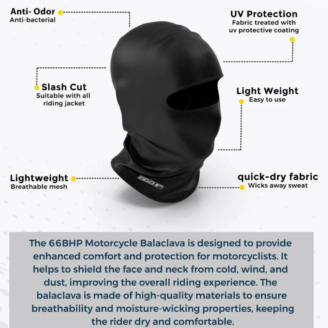 66BHP Motorcycle Balaclava