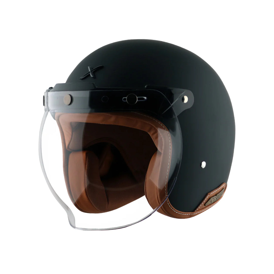 Axor Retro Jet Half Face Motorcycle Helmet