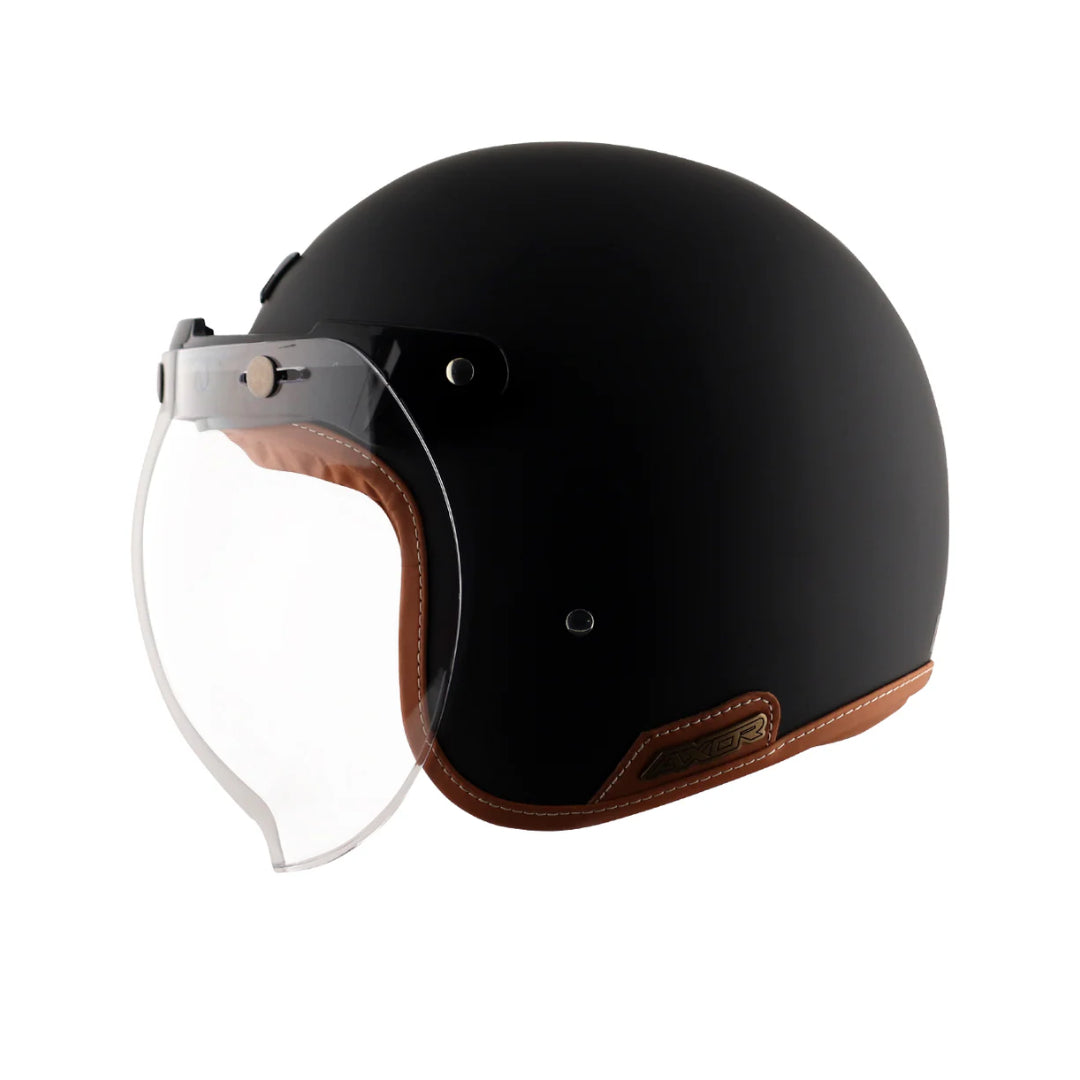Axor Retro Jet Half Face Motorcycle Helmet
