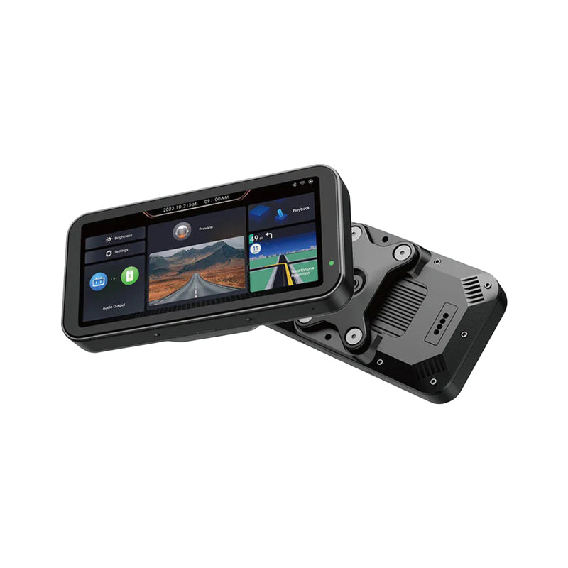 MT2 Smart Screen Recorder Motorcycle CarPlay System with GPS & Anti-Theft