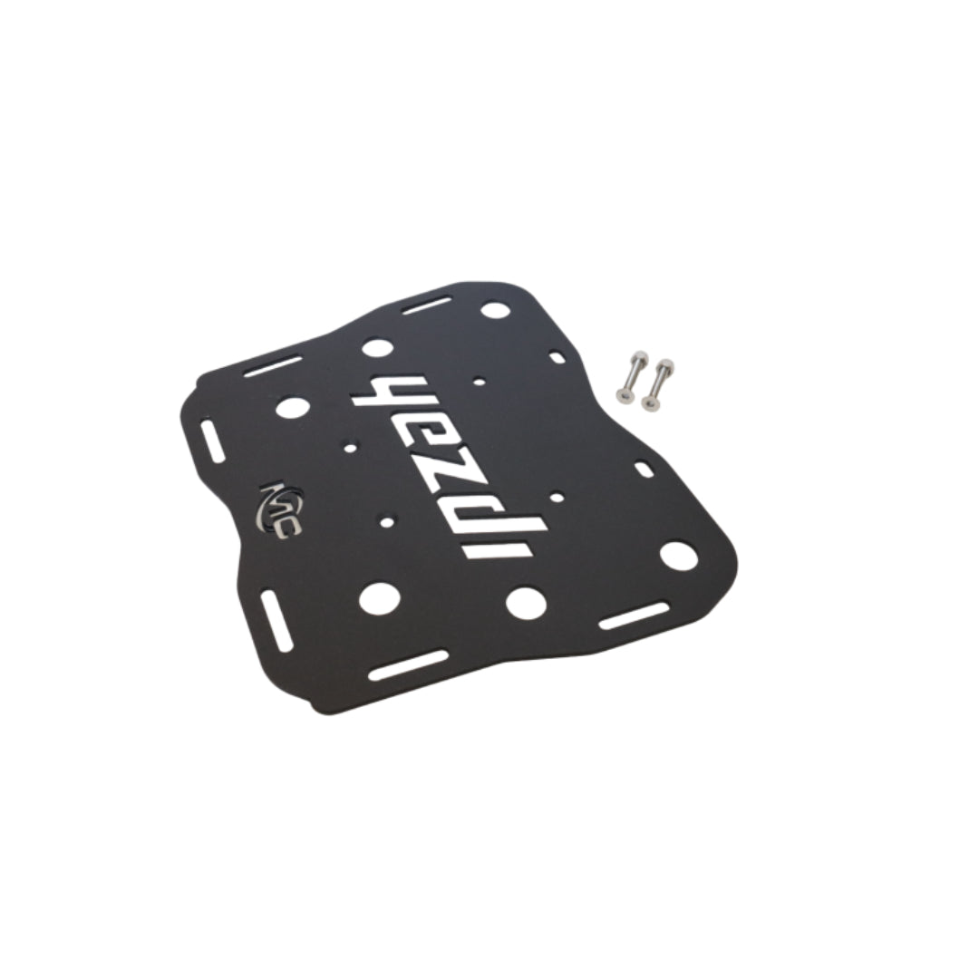 MotoCare CNC Carrier Plate for Yezdi Adventure