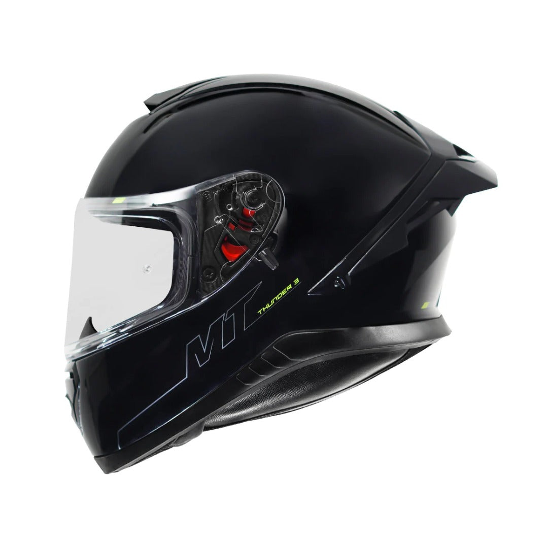 MT THUNDER 3 SV PRO MOTORCYCLE HELMET-  SOLID A1 GLOSS BLACK
