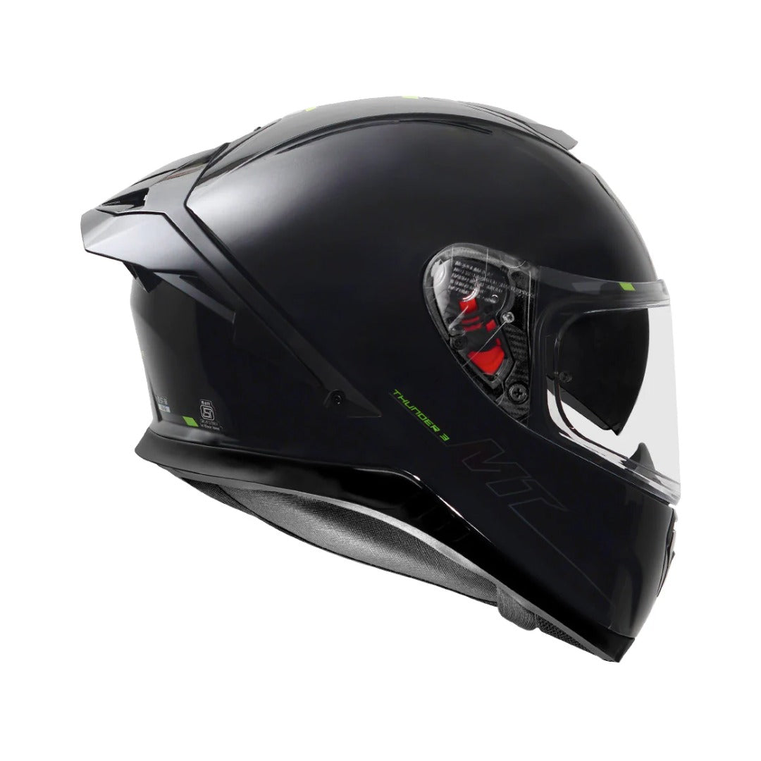 MT THUNDER 3 SV PRO MOTORCYCLE HELMET-  SOLID A1 GLOSS BLACK