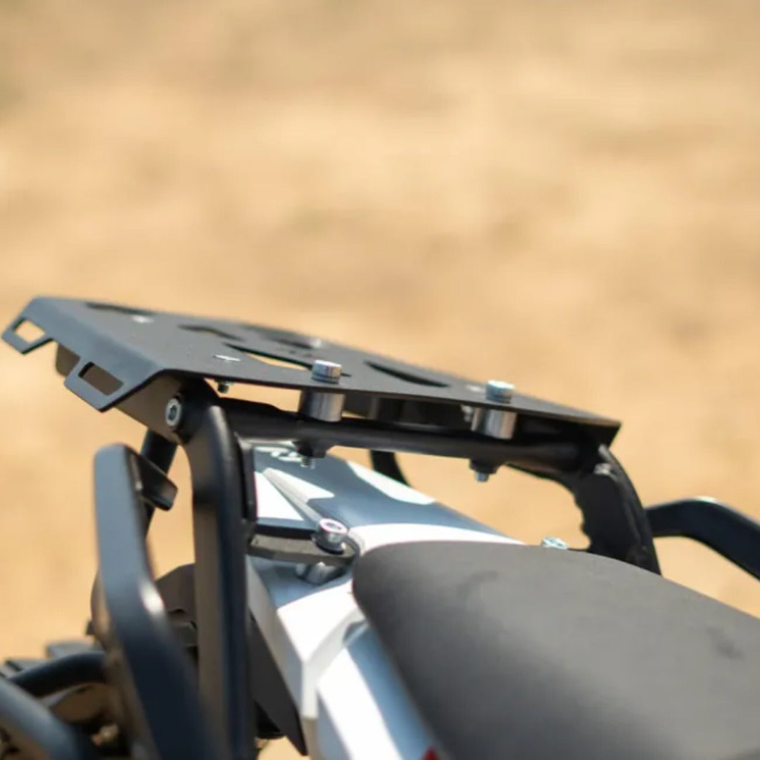 ZANA Top Rack with MS Plate (Black) for KTM ADV 390 2025