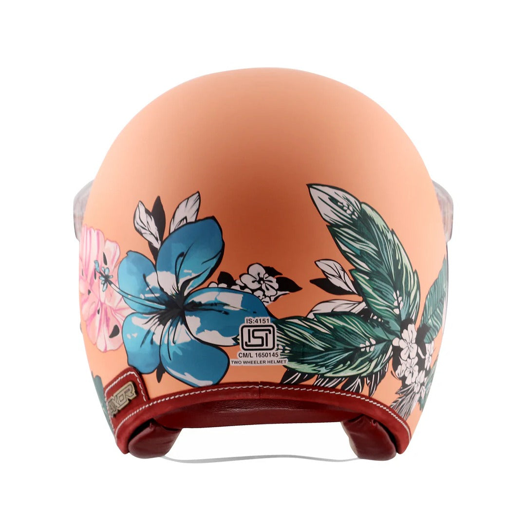 Axor Retro Jet Hawaii Women’s Helmet-(Peach)