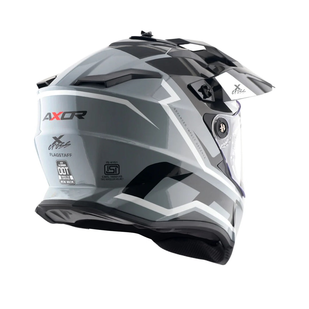 Axor X-Cross Dual Visor Flagstaff Helmet