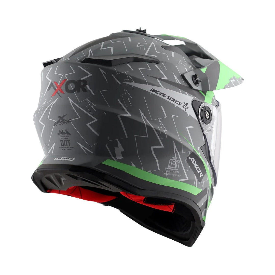 Axor X-Cross Flash Dual Visor Helmet