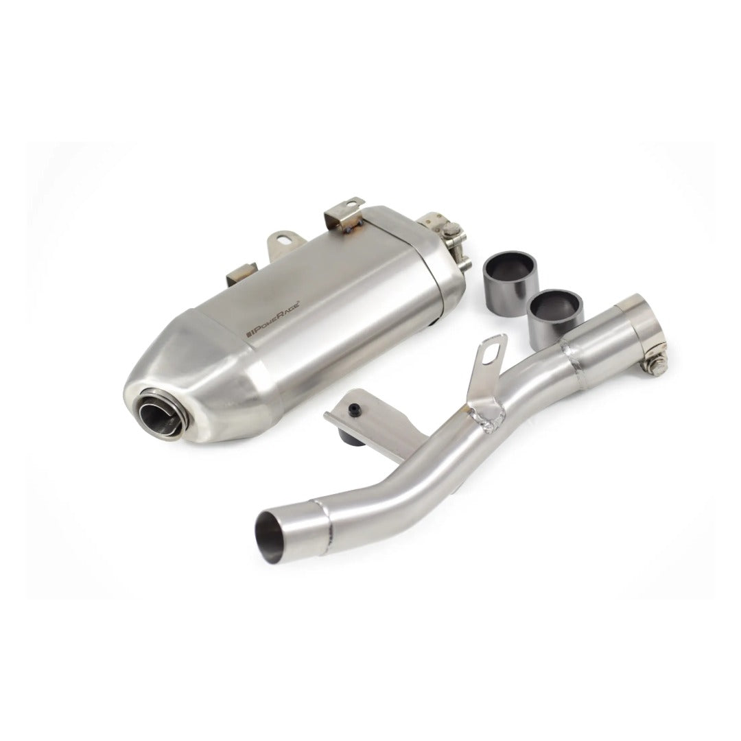 Powerage Slip-On Exhaust for Royal Enfield Guerilla 450 (with De-Cat Pipe)