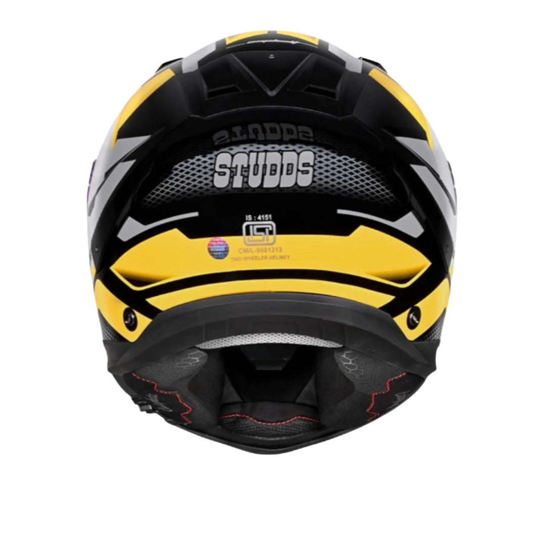 Studds Helios D1 Asphalt Full Face Helmet