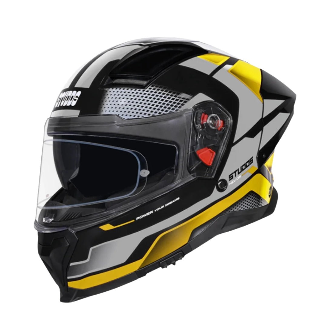 Studds Helios D1 Asphalt Full Face Helmet
