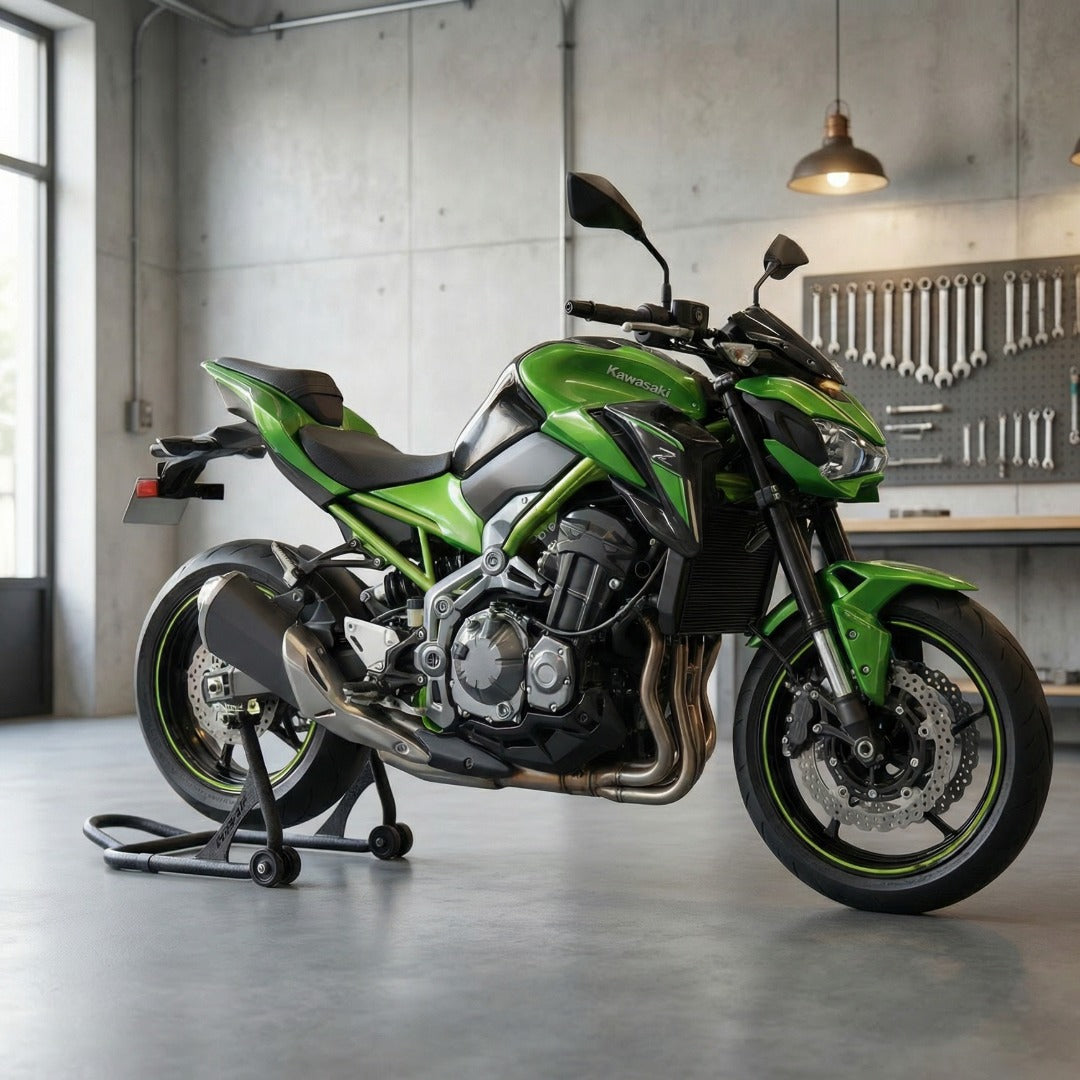 66BHP Motorcycle Universal Paddock Stand X-Lift | Spool & Swingarm Ready