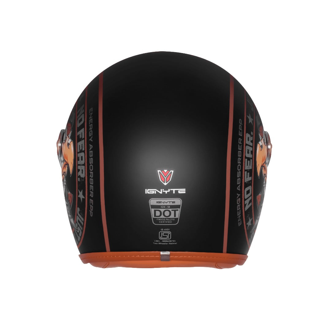 IGN-58 DOT Eagle Glossy Helmet