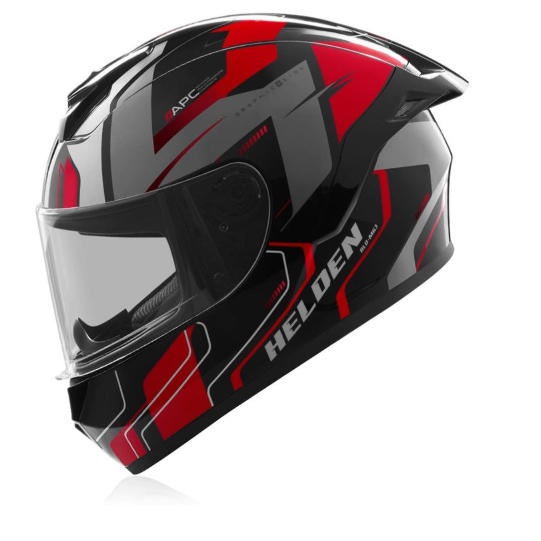 Helden Helmet – Red / Black Gloss | Reise