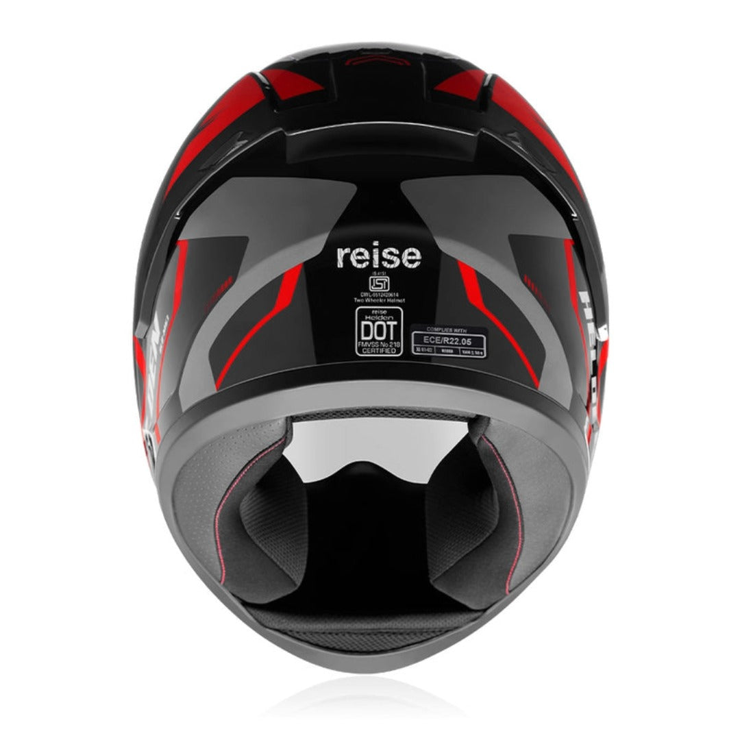 Helden Helmet – Red / Black Gloss | Reise