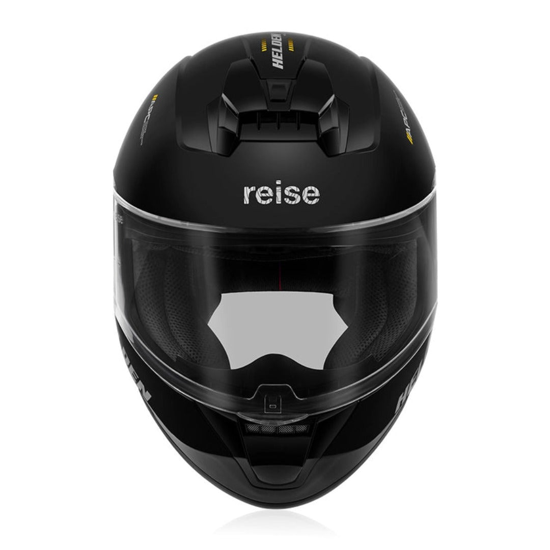 Helden Helmet – Solid Black Gloss | Reise