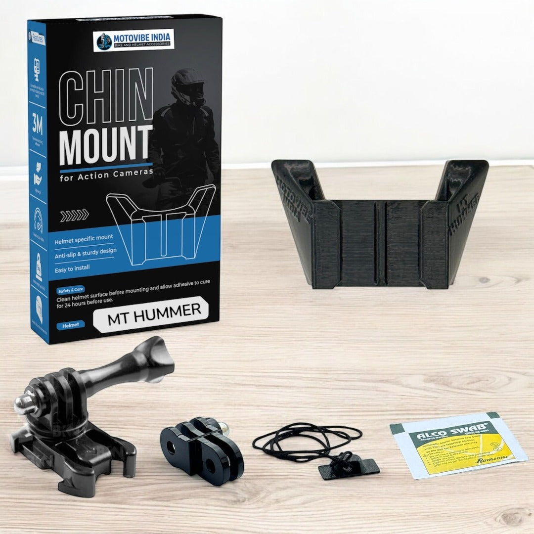 MotoVibe Helmet Chin Mount for Action Cameras – MT HUMMER
