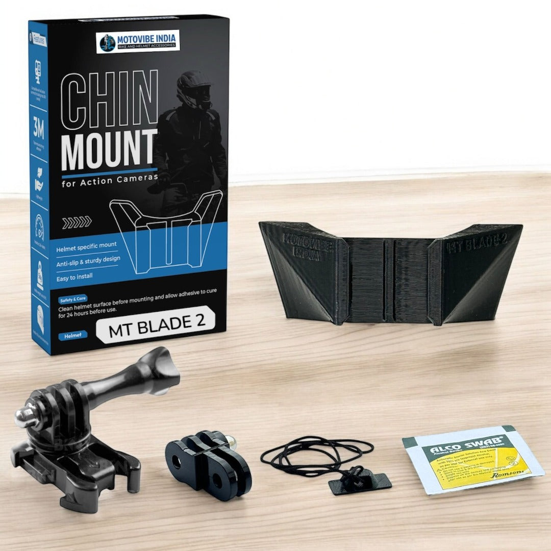 MotoVibe Helmet Chin Mount for Action Cameras – MT BLADE 2