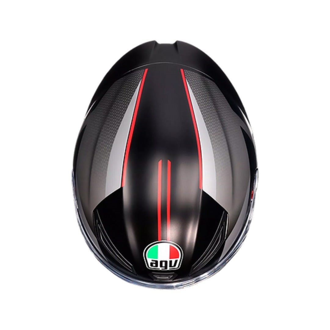 AGV K1 S LAP Matt Black Grey Red Helmet ISI ECE 22.06 Certified