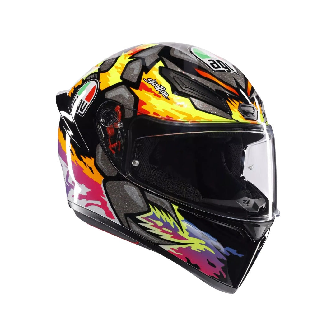 AGV K1 S BEZZECCHI 2023 - MOTORBIKE FULL FACE HELMET ISI ECE 22.06 Certified
