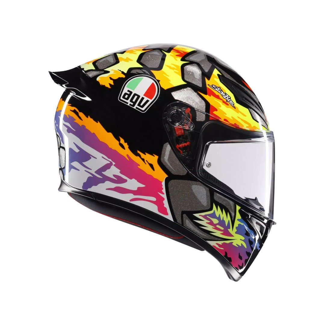 AGV K1 S BEZZECCHI 2023 - MOTORBIKE FULL FACE HELMET ISI ECE 22.06 Certified