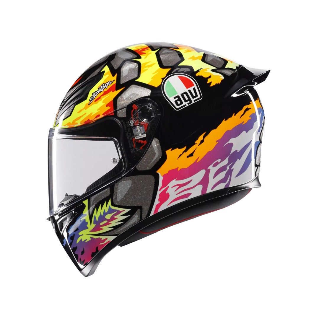 AGV K1 S BEZZECCHI 2023 - MOTORBIKE FULL FACE HELMET ISI ECE 22.06 Certified