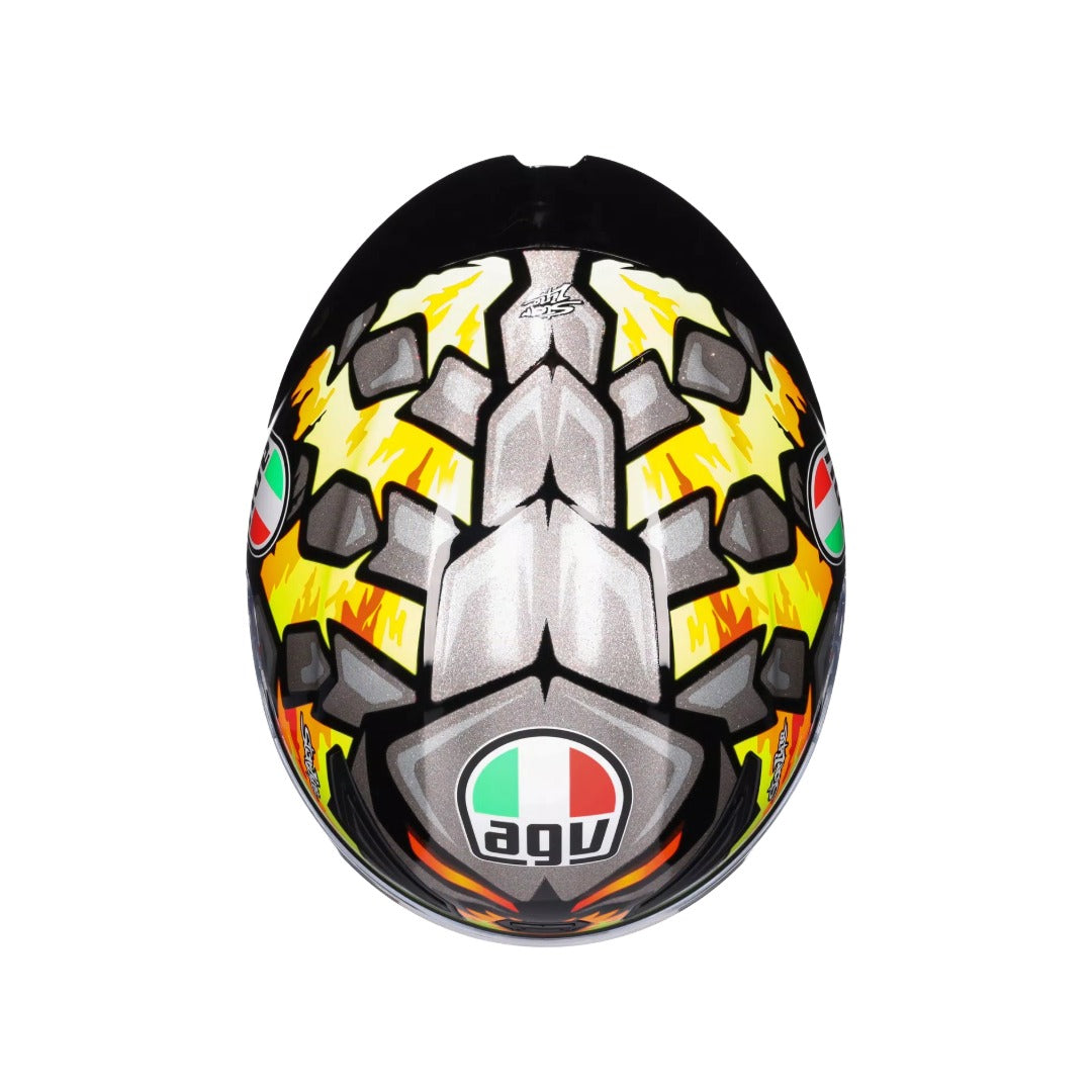 AGV K1 S BEZZECCHI 2023 - MOTORBIKE FULL FACE HELMET ISI ECE 22.06 Certified