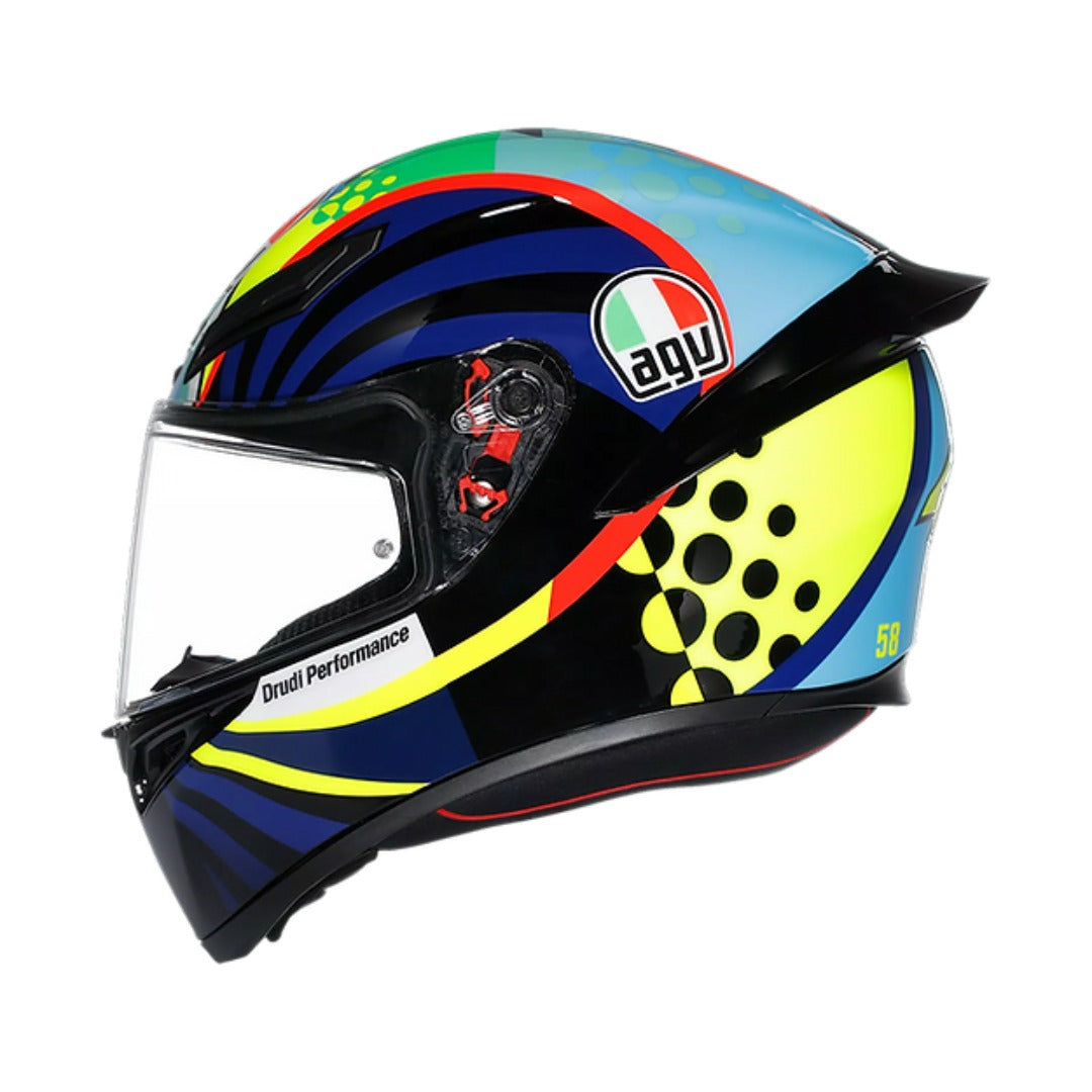 AGV K1 S Rossi Winter Test 2020 MOTORBIKE FULL FACE HELMET ISI ECE 22.06 Certified