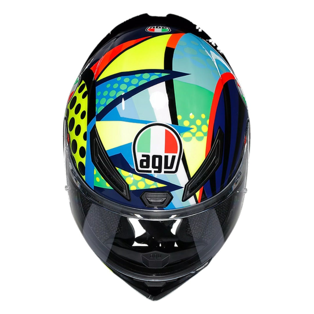 AGV K1 S Rossi Winter Test 2020 MOTORBIKE FULL FACE HELMET ISI ECE 22.06 Certified