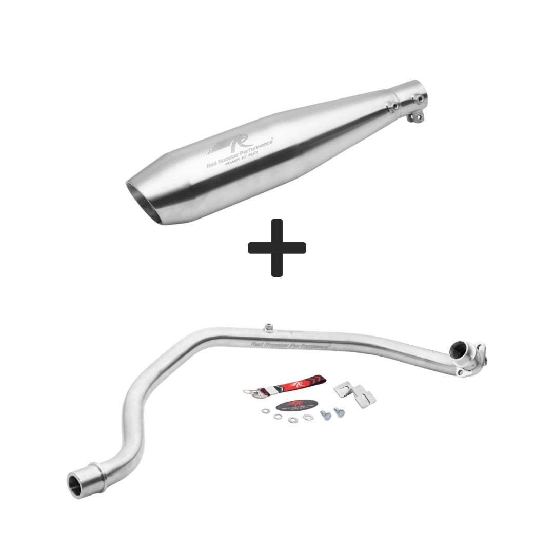 Red Rooster Polaris Exhaust for Hero XPulse 200 Full System